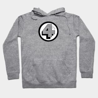 Fantastic Four 1/2 Logo Art Hoodie